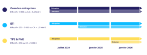 Schéma d'âge dématérialisation des factures